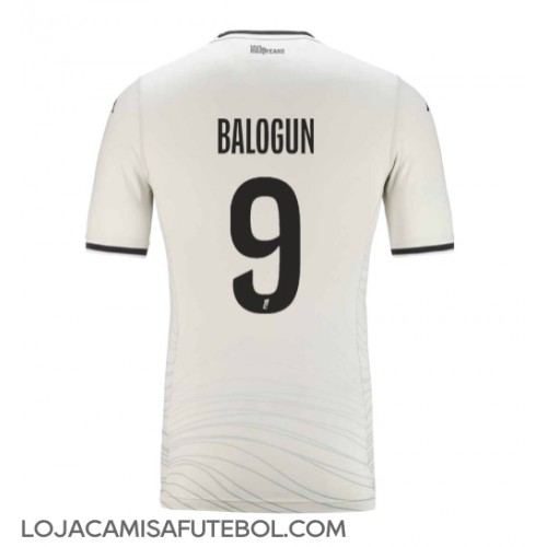 Camisa de Futebol AS Monaco Folarin Balogun #9 Equipamento Alternativo 2024-25 Manga Curta